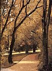 Yerres, Path Through the Old Growth Woods in the Park by Gustave Caillebotte